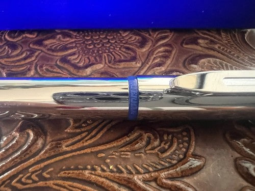 Waterman Stylo-Plume Stylo à Plume Seduction Chrome Profils Bleu à Cartouche
