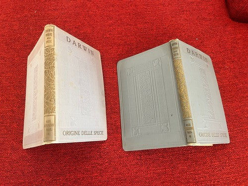 Livres Darwin Institut Éditorial Italien Milano, 2 Volumes Complets