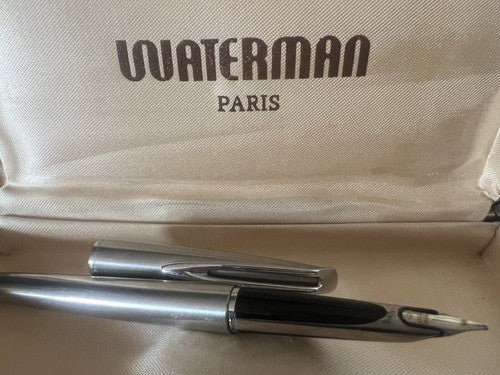 Waterman Cf Stylo-Plume Stylo à Plume Or 18 KT Pointes Divaricate Écrit