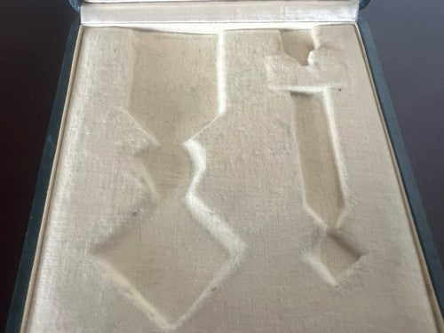 🔴 CAVALIERE scatola medaglia onorificenza custodia astuccio cofanetto N.2