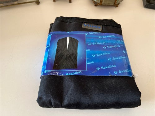 🔴 SAXOLINE sacca anti polvere porta abito giacche acetato nero chiusura lampo