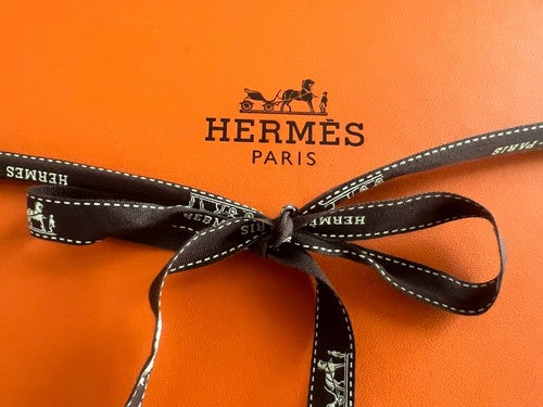 🔴 HERMES scatola custodia cappello borsa grande vuota ORIGINALE diametro 41 cm