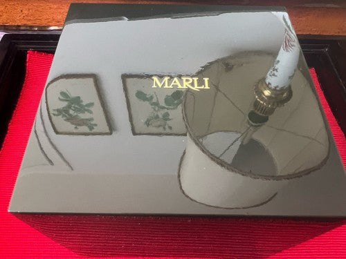 Marli Boîte Anneau Bijou Trousse Coffret Housse Bois