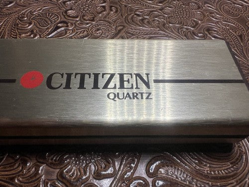 Citizen Case Quartz Watch Box Case Warranty Vintage 1995