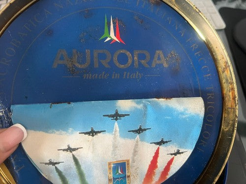 🔴 AURORA penna stilografica Ipsilon FRECCE TRICOLORI spilla cartucce scatola