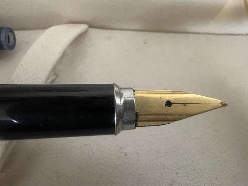 Aurora Stylo-Plume Stylo à Plume Marco Polo Doré Avec Cartouche Et Guarantee 