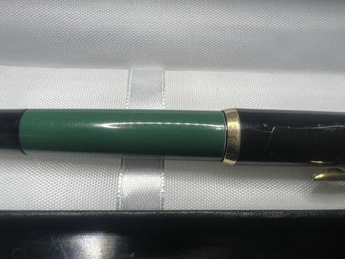 🔴 PELIKAN Mk10 penna stilografica pennino ORO pistone scrive cappuccio lesione