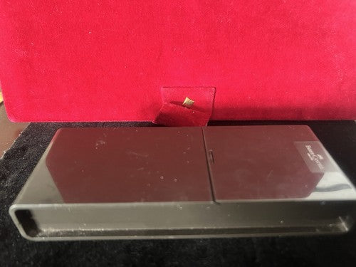 🔴 FABER CASTELL penna sfera arancione profili sagomati astuccio RARA VINTAGE