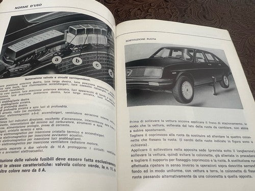 Lancia BETA 1300 1600 2000 Booklet Car Use Maintenance Original Vintage 