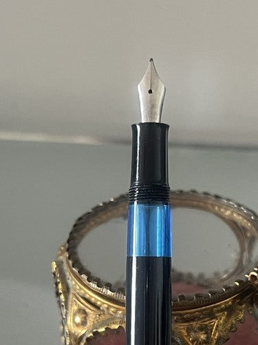 🔴 ITALPEN ORO penna stilografica nera finestra trasparente pistone RICAMBI