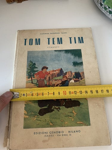 🔴 Libro OM,TEM,TIM Raimondi Vanni Cenobio MilanoAntico romanzo vintage 1945