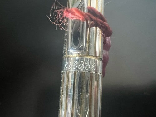 🔴 CIESSE penna sfera cromata con sigillo ed astuccio scrive VINTAGE