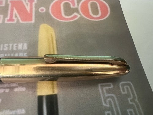 Pen Co Pen Fountain Pen 53 Pen Diamond Gold 14 KT Vintage Penco A