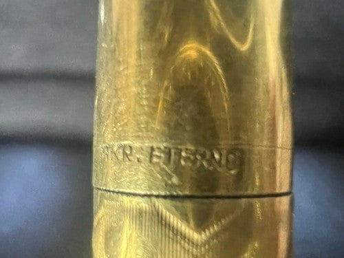 UHLMANN'S Eternal Pen Fountain Pen Retractable Plated Gold Works Antique