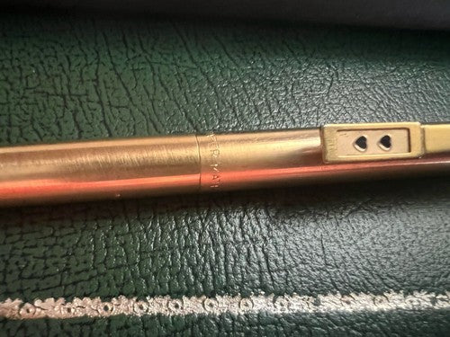 Papermate Pen Sphere Gold Marking with Box Trayvou Pubblicitaria Vintage