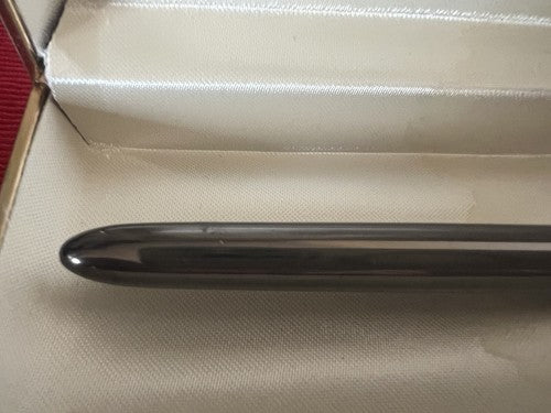 🔴 OHTO penna sfera roller lacca canna di fucile profili dorati scrive