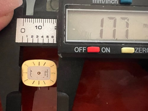 🔴 Movimento MONDIA orologio Mistral quadrante + CORONA