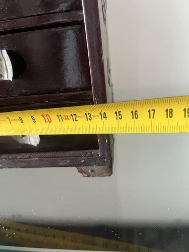 🔴 PORTAGIOIE CINESE legno cofanetto scrigno astuccio vintage 16