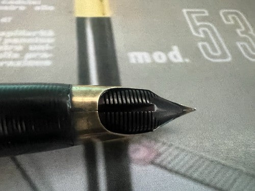 Pen Co Stift Füllfederhalter 53 Feder A Diamant Gold 14 KT Vintage Penco A