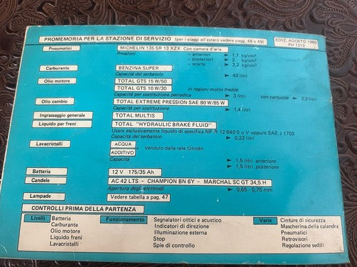 Citroen Visa Special club Booklet Car Use Maintenance Original Vintage 80