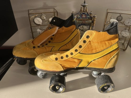 Diadora Chaussures Roues Champion Professionnel Avec Frein Taille 43 Boîtes