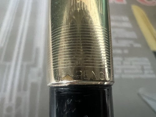 Pen Co Stylo-Plume Stylo à Plume 53 de Diamant Or 14 KT Vintage Penco A