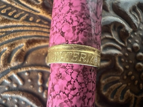 🔴 WATERMAN Kugelschreiber, marmoriert lackiert, rosa, Lady CHARLOTTE, Schreibgarantie 