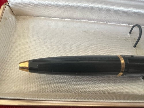Ballograf Pen Sphere Classic Black Button Snap Gold 4 