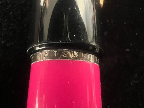 Matsuri Stylo-Plume Stylo à Plume Bba Laque Noire Anneaux Recharge Vendome