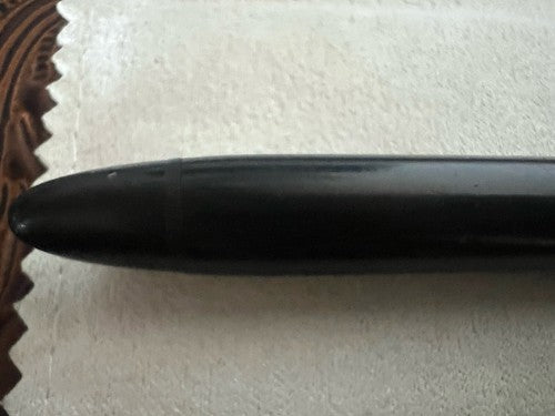 🔴 TROPEN GOLD penna stilografica nera a pistone pennino ORO scrive vintage