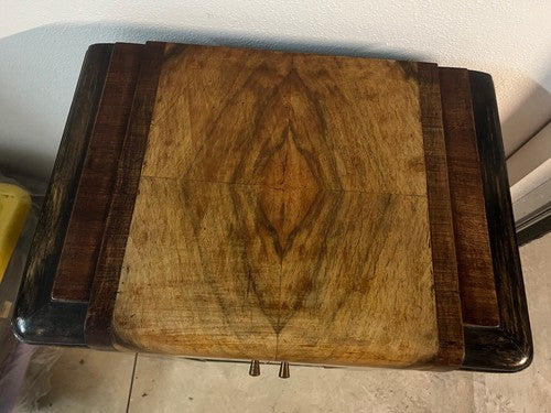 🔴 LA VOCE DEL PADRONE radio grammofono mobile legno noce FUNZIONA VINTAGE