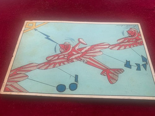 🔴 Cartolina affrancata REGIA ACCADEMIA AEREONAUTICA francobollo 1937