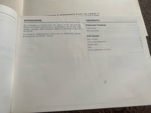 Volkswagen Jetta Broschüre Fahrzeugnutzung und -wartung Italienisches Original Vintage Retro 