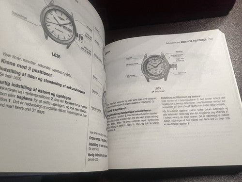 🔴 LONGINES box scatola orologio cofanetto astuccio custodia ISTRUZIONI completo