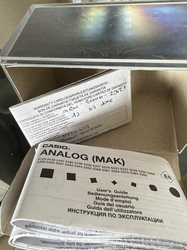 🔴 CASIO orologio uomo AQ5800W 1B quadrante digitale funzionante con box VINTAGE