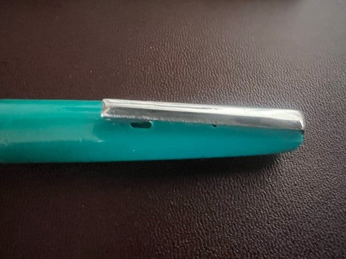 Auretta Stylo-Plume Stylo à Plume par Aurora Vert Et Cartouches Vintage 1970