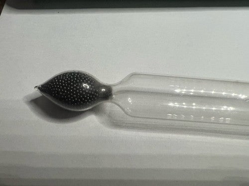 🔴 Alcolimetro GAY LUSSAC vino mosto ampolla vetro temperatura antico LUNGO 1925