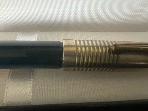 🔴 LIBERTY penna stilografica leva blu cappuccio metallo SCRIVE vintage 1930