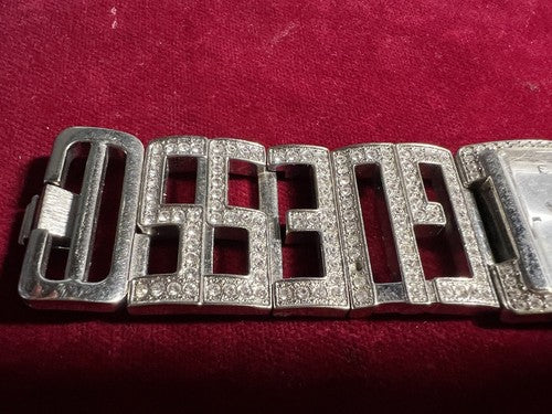 🔴 GUESS women's watch with quartz jewel bracelet with rhinestones 