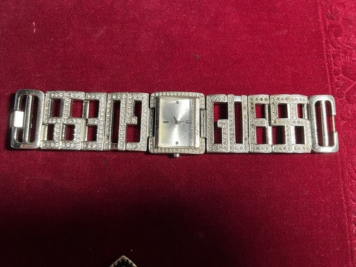 🔴 GUESS women's watch with quartz jewel bracelet with rhinestones 