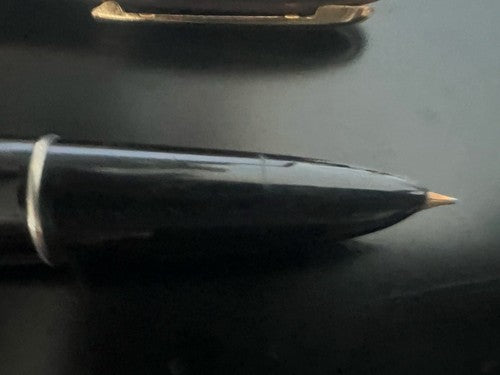 🔴 STILNOVA Füllfederhalter 53 Zelluloid Goldfeder Italienisch 1950 schreibt 