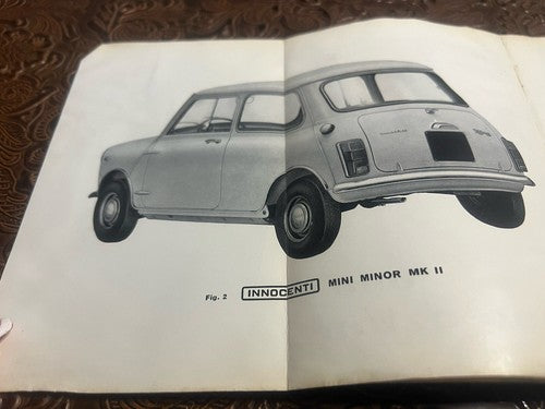 Mini Minor MK2 Livret Voiture Utilisation et Entretien Vintage Original