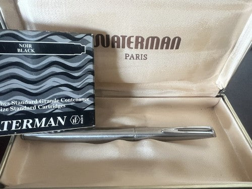 Waterman Cf Stylo-Plume Stylo à Plume Or 18 KT Pointes Divaricate Écrit