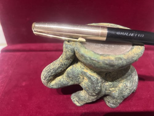 🔴 GIULIETTA fountain pen with internal piston, working, Italian vintage, 1970s 