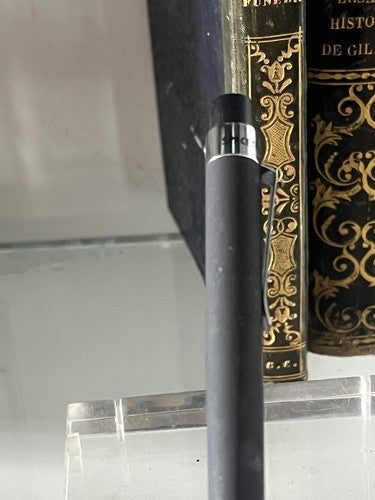 🔴 FISCHER Spacetec penna sfera nera meccanismo a pulsante scrive, vintage