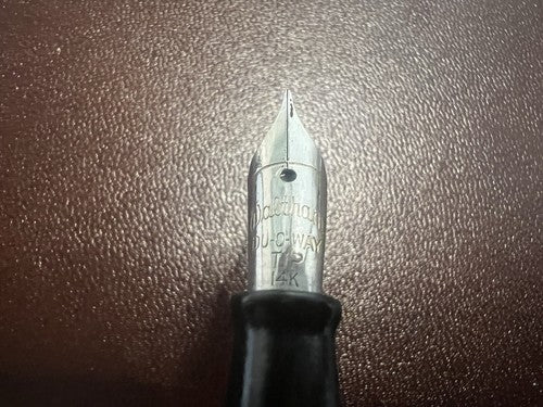 🔴 WALTHAM penna stilografica celluloide a leva SCRIVE vintage del 1930
