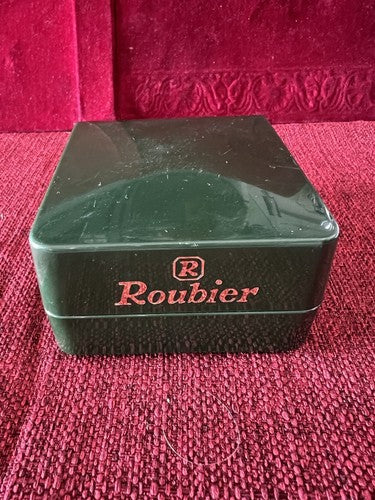 🔴 ROUBIER scatola box orologio verde con fermo interno custodia