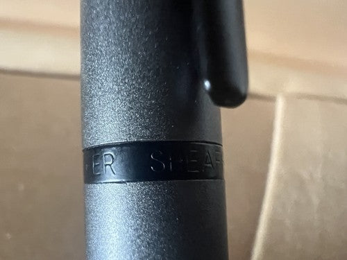 Sheaffer Pen Fountain Pen Lacquer Grey Barrel Shotgun Cartridge Pen (M)