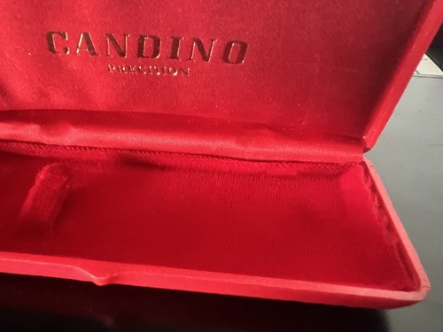 CANDINO Boîtier Boîte Montre Coffret Housse Intérieur Velours Vintage 1960