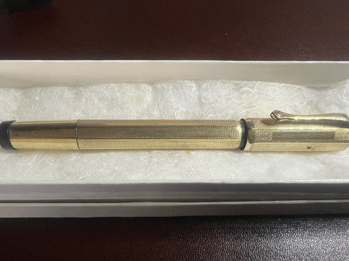 Record Stylo-Plume Stylo à Plume Rétractable Or 14KT Écrit Vintage C